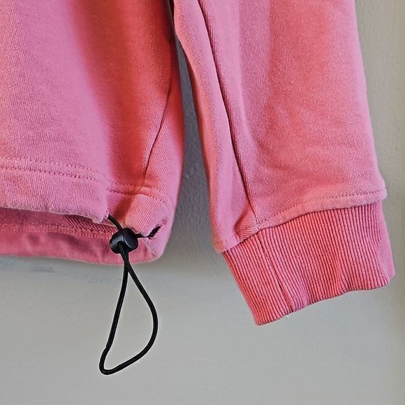 Aywter Popular Salmon Drawstring Waist Baggy Crewneck Graffiti Sweatshirt Sz XL - Picture 11 of 16